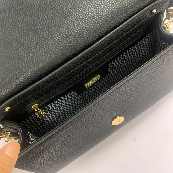 Designer Bags Luxury Women Bag PU Leather Luxury Woman Messenger Bag Black - Image 2